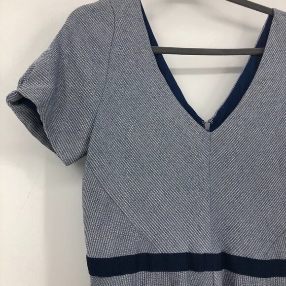 Z spoke Zac Posen Lord  & Taylor blue skater dress - Picture 3 of 13